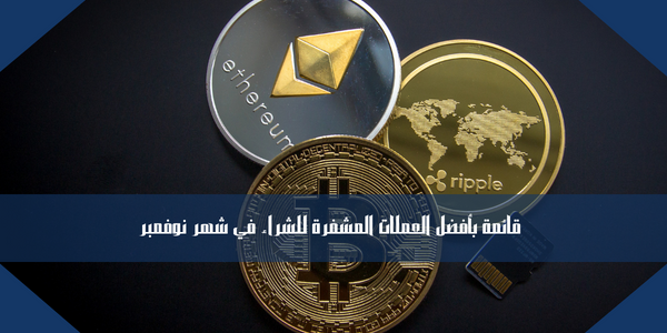 قائمة بأفضل العملات المشفرة للشراء في شهر نوفمبر