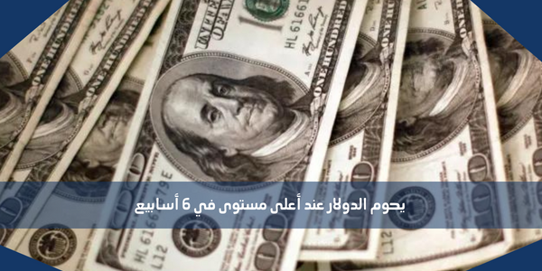 يحوم الدولار عند أعلى مستوى في 6 أسابيع